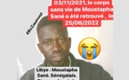 Libye : disparu depuis le 03/11/2021, le corps sans vie de Moustapha Sané a été retrouvé la semaine dernière, sur une plage