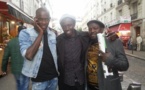 Alain en compagnie de Pako et Don Diégo dans les rues de Paris