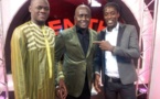 Dj Bouba de la 2stv en compagnie de Mame Ngor Diazaka et Omaro