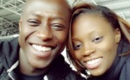 Safia de Sen Tv pose avec Kalidou Fadiga à Bruxelles 