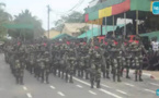 Bango: Le contingent 2022/2 de 1678 soldats dont 77 femmes, a reçu son drapeau