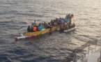 Immigration clandestine: Une pirogue transportant 17 personnes interceptée à Potou
