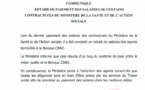 Retard de paiement pour certains contractuels: Le ministère de la Santé et de l'Action sociale précise