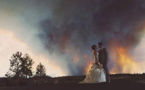 La photo de mariage la plus dramatique
