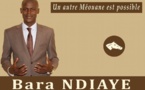 L'affiche de campagne de Bara Ndiaye, candidat à la mairie de Méouane