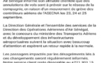 Grève de trois jours des contrôleurs aériens de l’Asecna : Air Sénégal prévoit l'annulation des vols