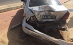 Le chanteur "Thiat bou ngoyane" et sa femme, victimes d'un accident (Photos)