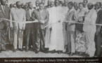 Souvenir - Ndiouga Kébé inaugurant la route du Méridien qu'il a lui-même construite 