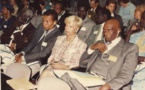Souvenir : Me Wade, Mme Viviane et leur fils Karim lors d'une rencontre internationale