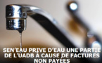 Pour factures non payées: Une partie de l’UADB privée d’eau
