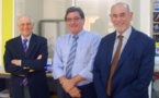 Avec Alain Jouret, Consul général, et Philippe Lignac au milieu,  chef du service des visas et Richard Yung, Sénateur 