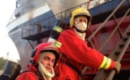 Photo reportage : les pompiers sénégalais et français ont lutté ensemble contre les flammes ( Ambassade France à Dakar )