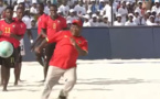 Ouverture de la CAN de Beach Soccer: Le Président du Mozambique dans ses œuvres !