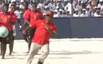Ouverture de la CAN de Beach Soccer: Le Président du Mozambique dans ses œuvres !