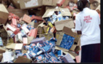 Saisie de 6 cartons grand modèle de médicaments