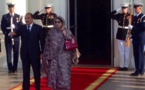 Le Président mauritanien Mohamed Ould Abdel Aziz et son épouse à la Maison Blanche