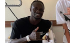 Blessure au genou : Premières images de Sadio Mané depuis son lit d’hôpital