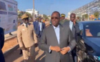 Visite surprise de Macky Sall dans les chantiers du BRT: Ce sera 18 km, 300.000 passagers par jour...