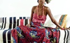 La top modèle Mifa Diop en mode wax
