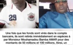 Rapport Fonds Force Covid 19: En 55 retraits, Mouhamadou Bamba Amar a retiré 2,5 milliards F CFA