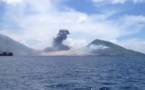 Eruption du volcan Tavurvur en Papouasie-Nouvelle-Guinée.