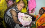 Bébé de l'année: La marraine Fatou Diané Guèye au chevet du nouveau-né et de sa famille