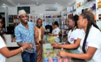 Wally Seck à l'inauguration du show room Le Miroir 