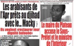 A la Une du Journal Le Populaire du mardi 23 septembre 2014