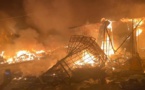 Touba : Un violent incendie s'est déclaré au marché Ocass