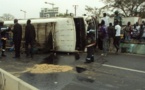 Accident à Allou Kagne : Un car Ndiaga Ndiaye s’est renversé, des blessés graves enregistrés