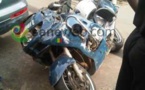 Tournée de Macky : Un motard de la gendarmerie fait un choc