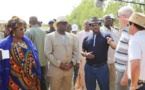 Baba Diao Itoc accueille le Président à sa ferme de Diama où l'agriculture et l'élevage sont bien combinés