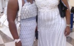 Ramatoulaye Diba, épouse du journaliste Malal Junior Diagne, et sa belle sœur au "White Party"
