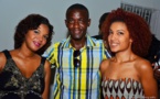 Cheikh Camara, Rabia Diallo et Michelle au lancement du magazine Expat-Dakar