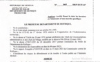Préfet du département de Rufisque: Arrêté fixant la date, les horaires et l’itinéraire d’une marche pacifique