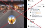 Fake news qui fait le tour ailleurs : Cette photo d'un péage incendié a été prise à Abidjan, et non à Dakar