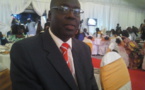 Boubacar Sèye de HSF à la soirée des "Cauris d'or"