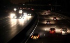 Eclairée durant la Francophonie, l’autoroute replongée dans le noir