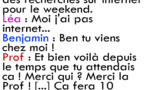 Un prof se lâche après la proposition de Benjamin à Léa