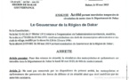 Département de Dakar: Arrêté du gouverneur de Dakar, portant interdiction temporaire de circulation des motos