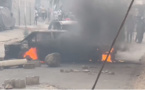 Urgent/ Boulangerie jaune Sacré-coeur: Des affrontements entre force de l’ordre et manifestants occasionnent 4 véhicules brûlés et un poteau électrique en feu