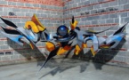 Cet artiste crée des graffitis en 3D d'un réalisme à couper le souffle, qui semblent flotter dans les airs... De quoi retourner un peu le cerveau !