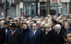 Marche républicaine: Les chefs d'Etat et de gouvernement en première ligne
