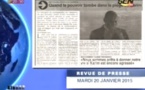 Revue de presse du mardi 20 janvier 2015 - Sen Tv
