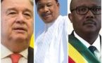 Antonio Guterres, Issoufou Mouhamadou et Umaro Embalo saluent la décision du Président Sall