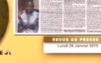Revue de presse du lundi 26 janvier 2015 - Sen Tv