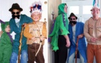 Trois frères recréent leurs photos d'enfance à l’identique pour les offrir à leur mère !