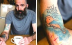 Ce papa se fait tatouer les dessins de son fils sur le bras depuis qu'il a 5 ans ! Il l'a vraiment dans la peau ce gosse...