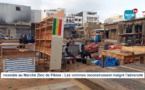 Incendie au Marché Zinc de Pikine: Les victimes reconstruisent malgré l'absence d’aide des autorités
