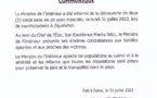 Manifestations à Ziguinchor: Le Ministre de l’Intérieur informé de la découverte de deux corps sans vie de sexe masculin